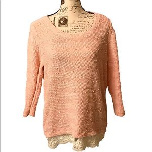 Ann Taylor Loft Pink Tunic